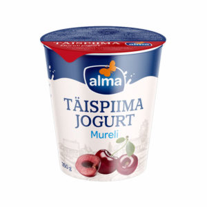 ALMA Makea kirsikka täysmaito jogurtti 350 g