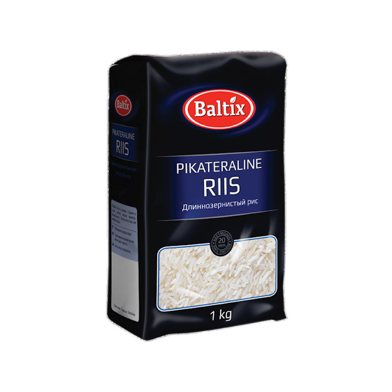 BALTIX Pitkäjyväinen riisi 1 kg