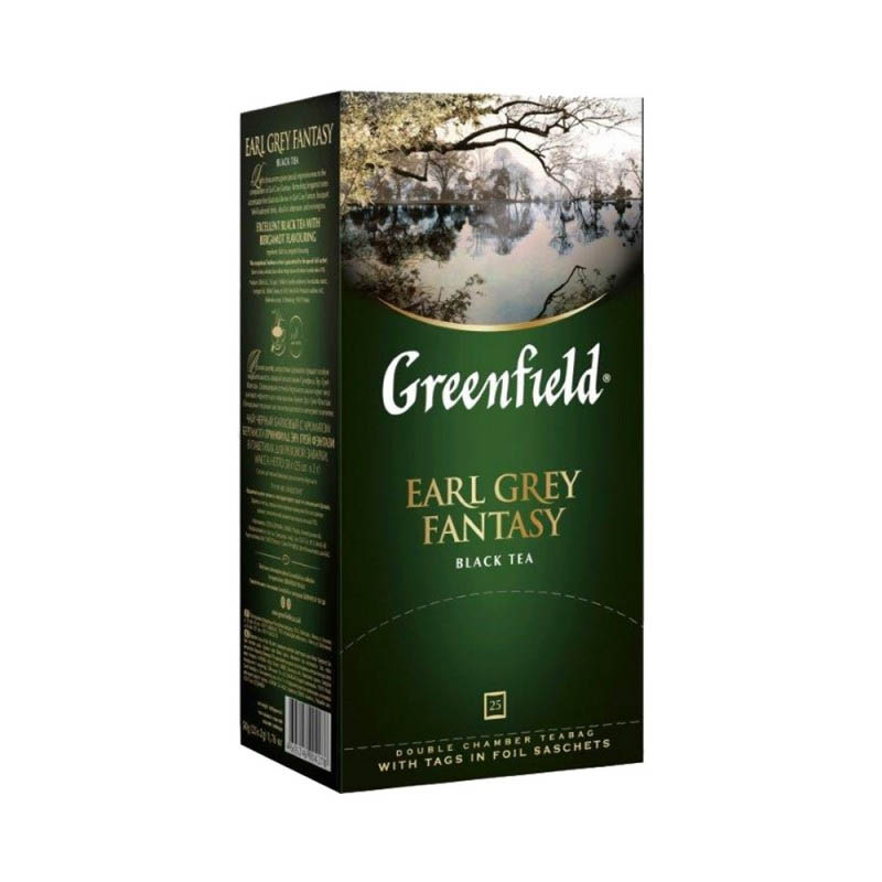 GREENFIELD Earl Grey tee 25 x2 g