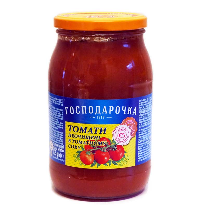 GOSPODAROCHKA Tomaatti omassa mehussa 875 g