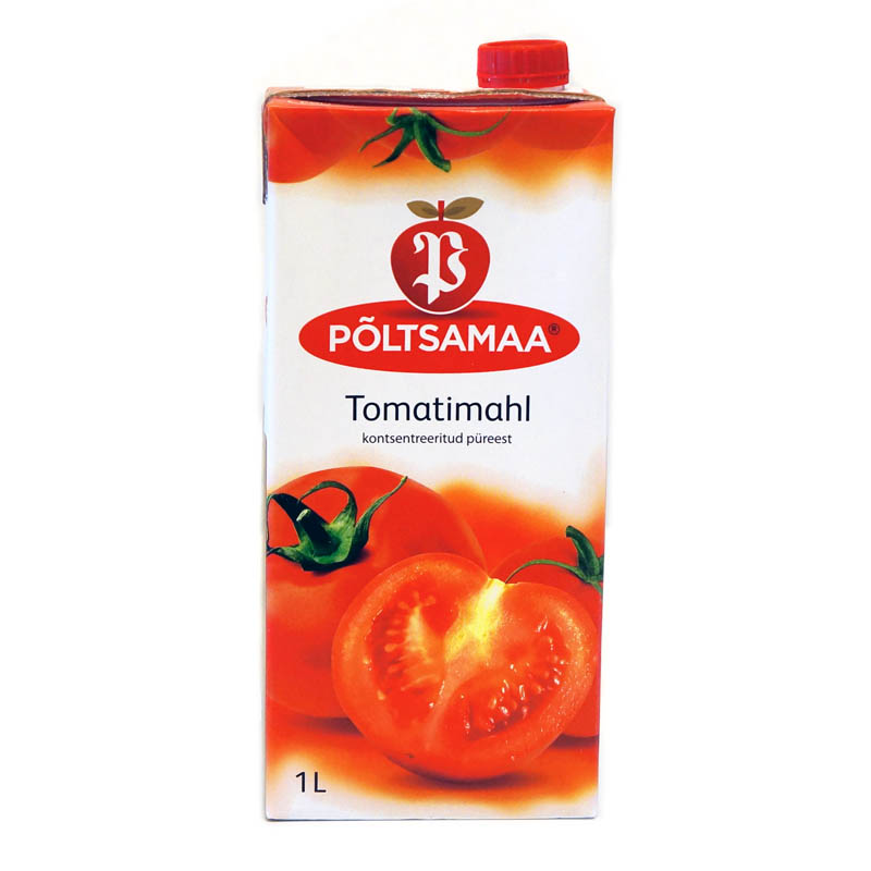PÖLTSAMAA Tomaattimehu 100 % 1 L