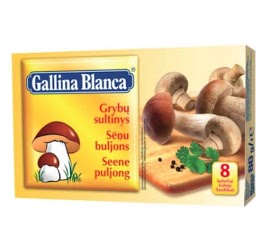 GALLINA BLANCA Tattiliemikuutio 8x10 g