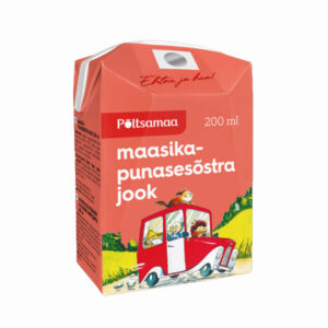 PÖLTSAMAA Mansikka-punaherukkajuoma 200 ml