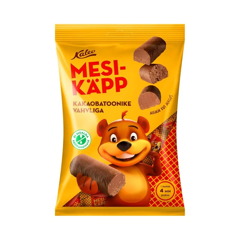 KALEV Mesikäpp kaakaopatukka vohveleilla150 g