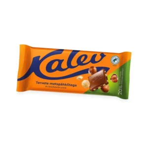 KALEV Maitosuklaa hasselpähkinä 100 g