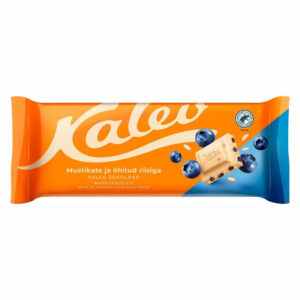 KALEV Valko suklaa mustikka ja riisi 190 g