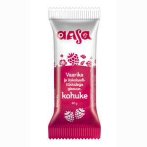 AASA Vadelma- ja suklaarahkapatukka 40 g