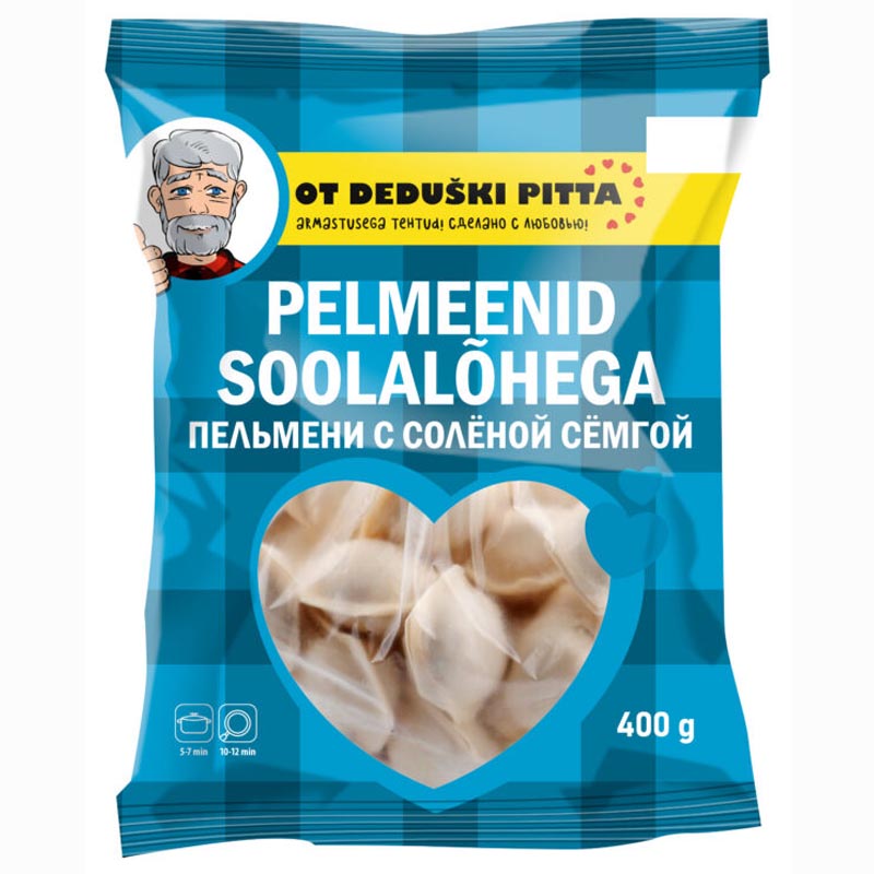 PITTA Pelmenit suolattu lohi 400 g