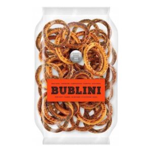 BUBLINI Rinkelit unikkosiemenillä 375 g