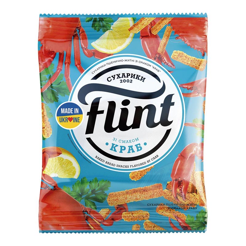 FLINT Vehnäleivät rapu 70 g